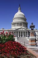 USA, Washington DC, Capitol Building, Head on view