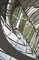 Germany, Berlin, Mitte, Reichstag building with gl
