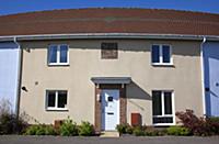 England, West Sussex, Felpham, New terraced housin
