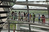 Germany, Berlin, Mitte, Reichstag building with gl