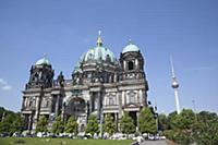 Germany, Berlin, Mitte, Museum Island, Cathedral w