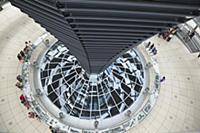 Germany, Berlin, Mitte, Reichstag building with gl
