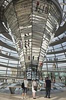Germany, Berlin, Mitte, Reichstag building with gl