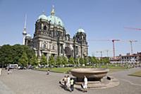 Germany, Berlin, Mitte, Museum Island, Cathedral w