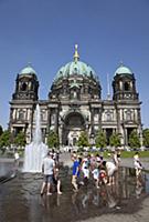 Germany, Berlin, Mitte, Museum Island, Cathedral w