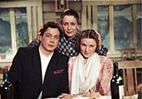 Кадр из фильма «Свадьба с приданым», (1953). На фо