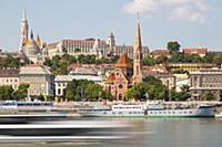 View of the Fisherman's Bastion and Matthias Churc