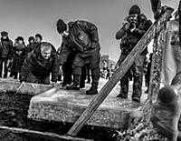Крещение в Останкино. Россия, Москва. 19 января 20