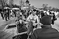Крещение в Останкино. Россия, Москва. 19 января 20
