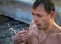 Крещение в Останкино. Россия, Москва. 19 января 20