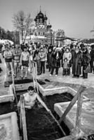 Крещение в Останкино. Россия, Москва. 19 января 20