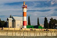 Адлерский маяк в Сочи, Адлерский район.