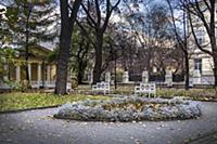 Сад музея им. Пушкина. Россия, Москва.