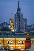 Кремль. Ночная Москва.
