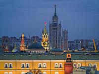 Кремль. Ночная Москва.