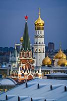 Кремль. Ночная Москва.