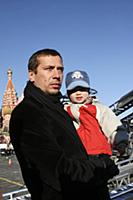Андрей Мерзликин с сыном. Знаменитости на тест-дра
