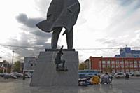 Площадь Ленина. Новосибирск 2015.