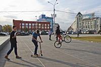 Площадь Ленина. Новосибирск 2015.