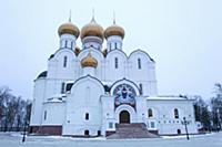 Вид на Успенский кафедральный собор. Россия, Яросл