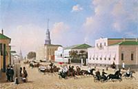 Выезд пожарной команды Пречистенской части. 1810-е