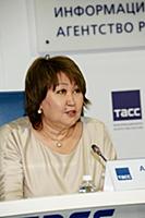 Амуланга Учурова. Пресс-конференция, посвященная ц