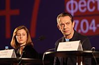 Алена Морилова, Владимир Машков. Пресс-конференция