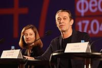 Алена Морилова, Владимир Машков. Пресс-конференция